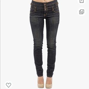 Eunina Women's High Waisted Stretch Skinny Denim Jeans size 9